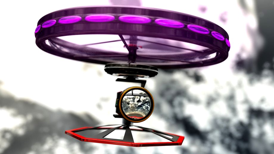 High-End Camera Drone3d model