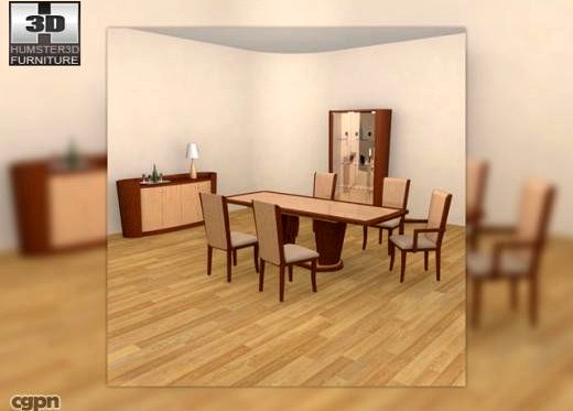 Dining Room 2 Set3d model