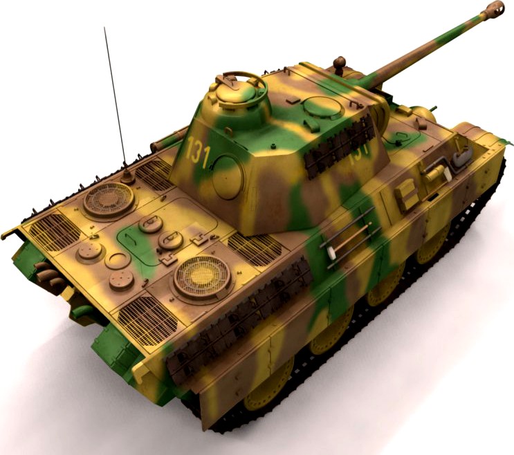 Panther 'A' Tank3d model