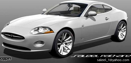 Jaguar XK + INTERIOR3d model