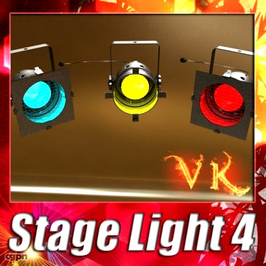 Stage light 04 - Spot.3d model