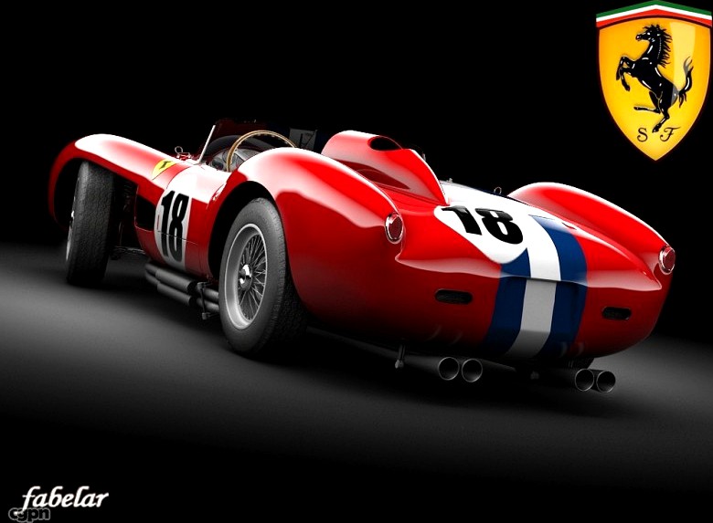 Ferrari 250 mod 1 STD MAT3d model