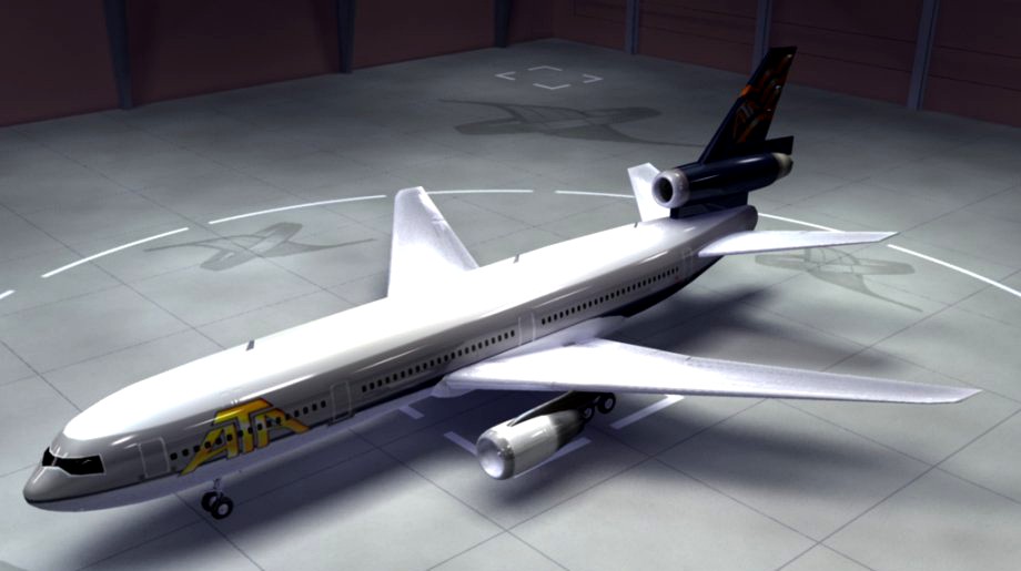DC-10 ATA Airlines3d model