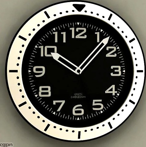 Wall Clock 093d model