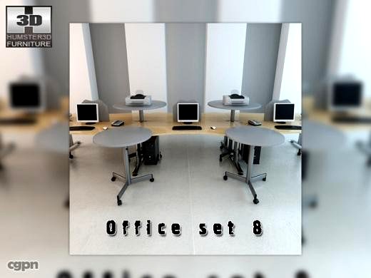 Office set p083d model