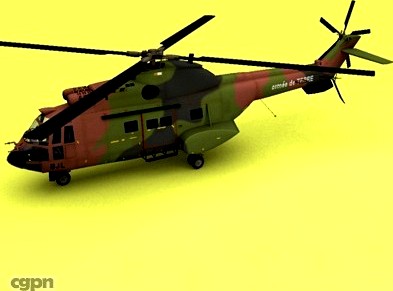 AS-332 Super Puma3d model