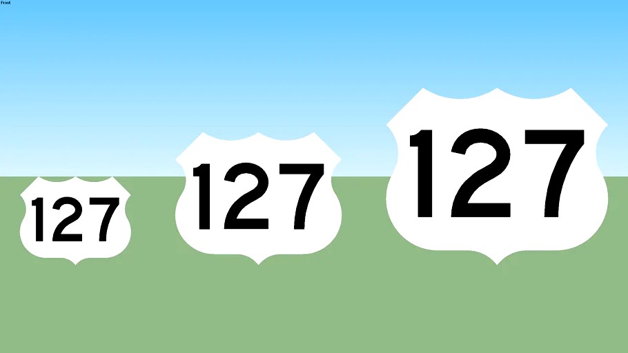 U.S. 127 Sign
