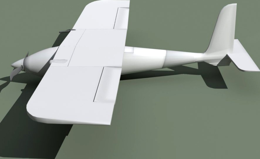 Desert Hawk 3 UAV3d model