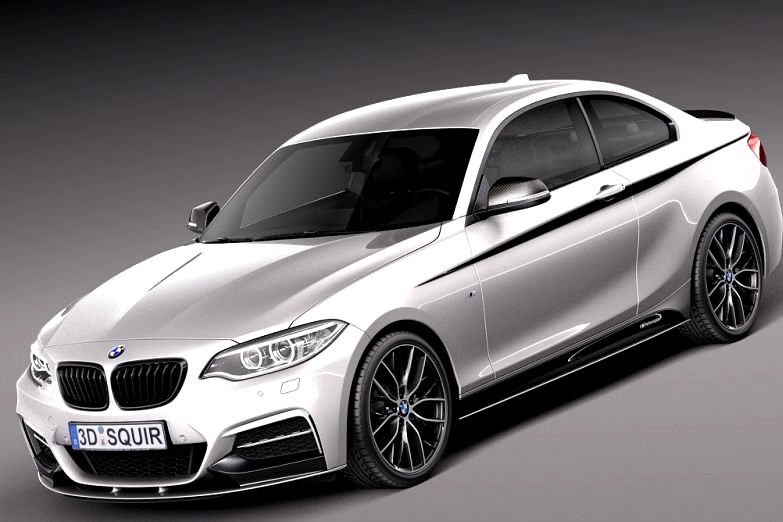 BMW 2-series M-power Coupe F22 20143d model