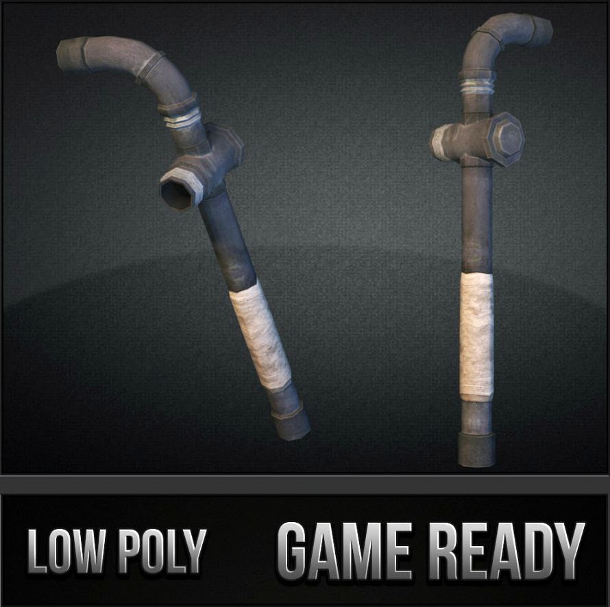 Pipe Weapon3d model