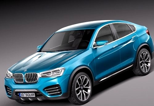 BMW X4 concept 20143d model