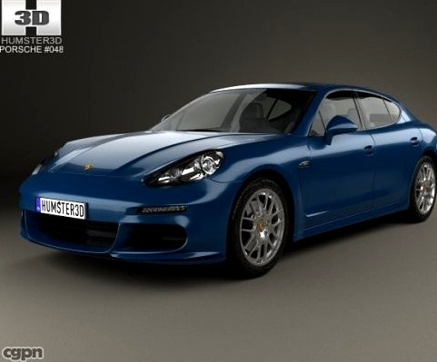 Porsche Panamera 4S 20143d model