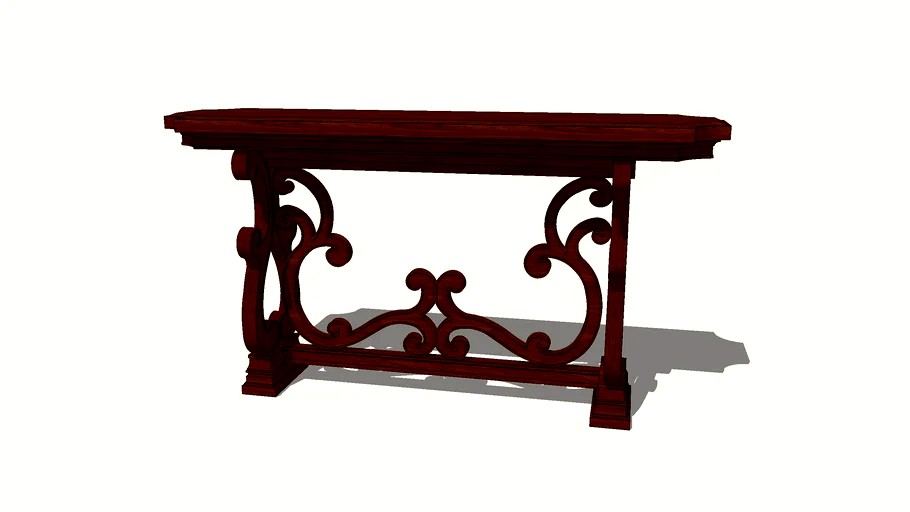 Da-Valle Scroll Console Table
