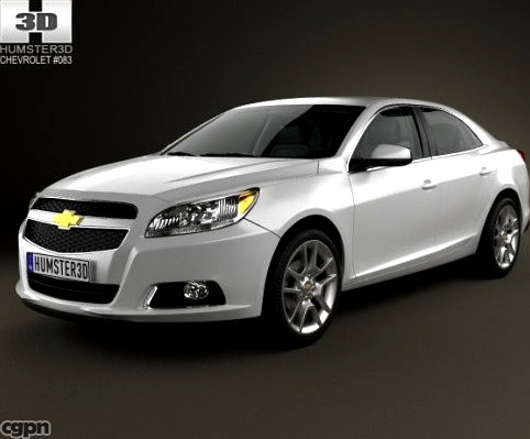 Chevrolet Malibu with HQ interior 20133d model