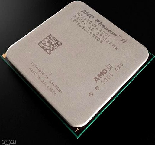 AMD Phenom II CPU3d model