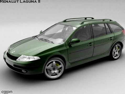 Renault Laguna II Estate 20033d model
