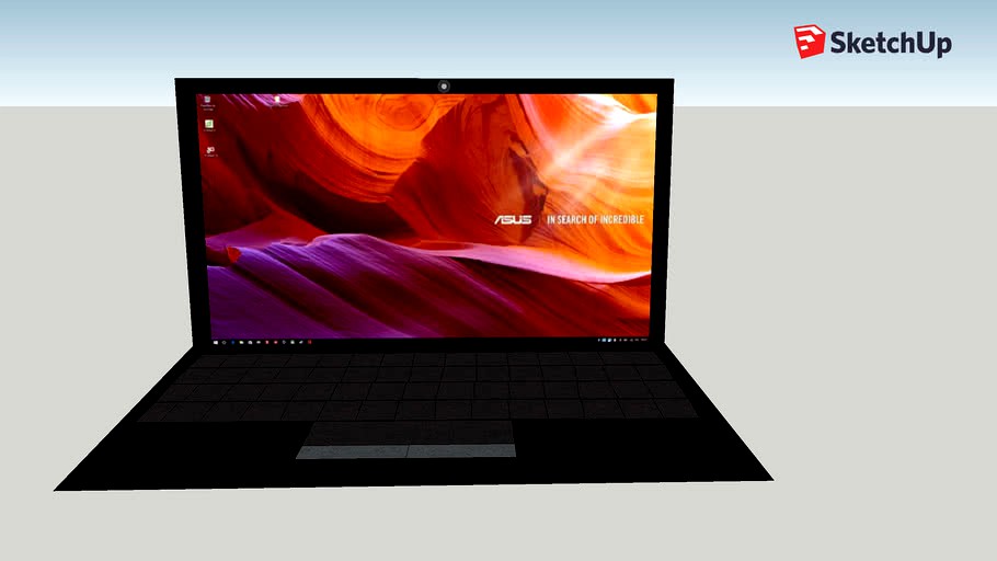 Notebook 3d model