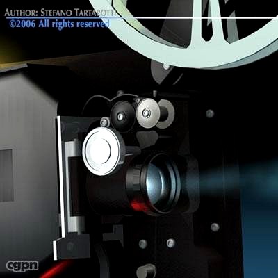 Film projector3d model