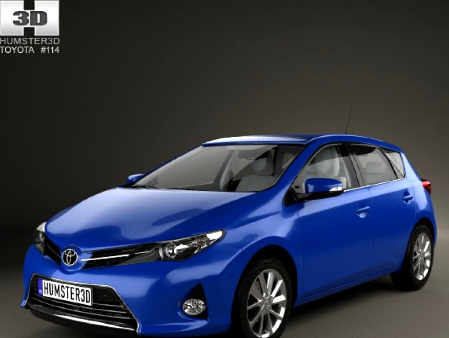 Toyota Auris hatchback 5-door with HQ interior 20133d model