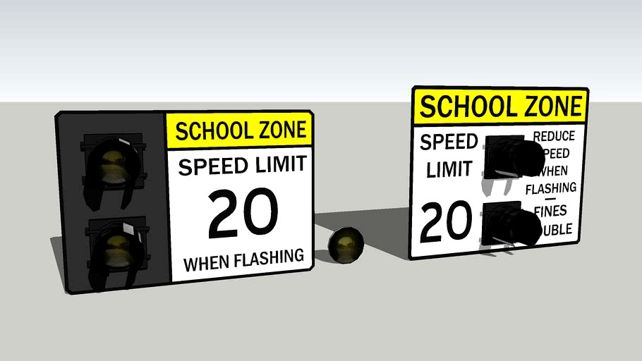 School Zone Warning Beacons of my design