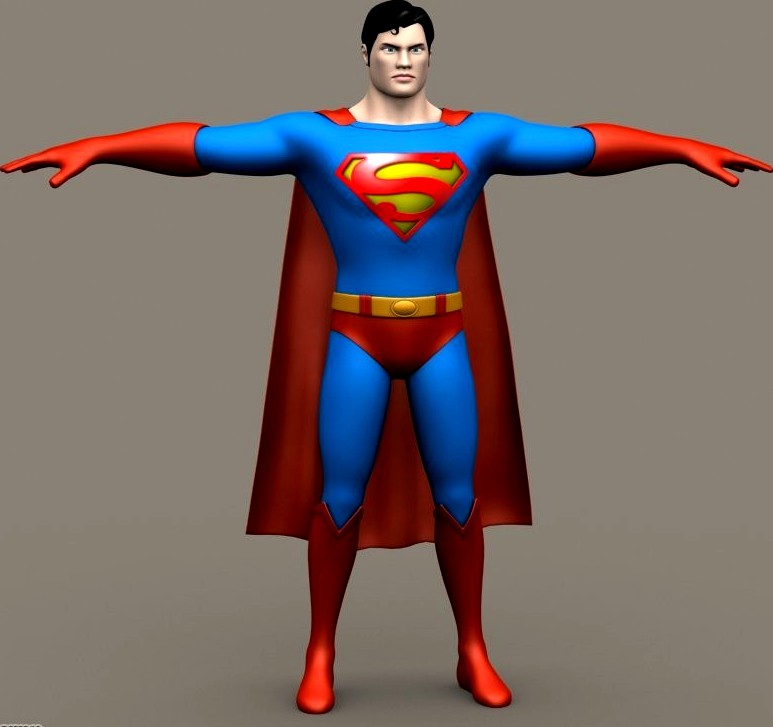 Superman3d model