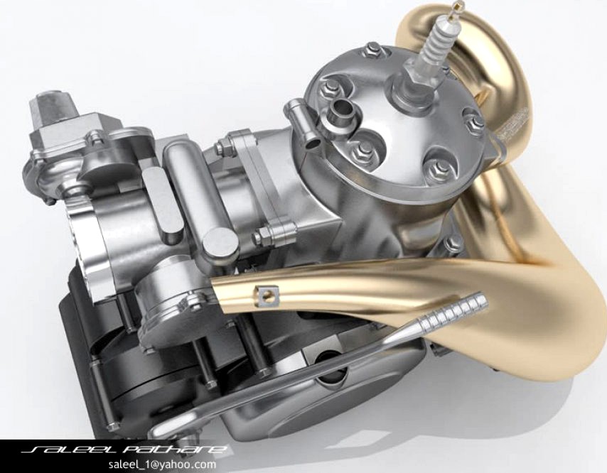 2 Stroke Engine3d model