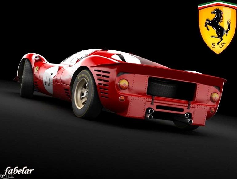 Ferrari 330 std mat3d model