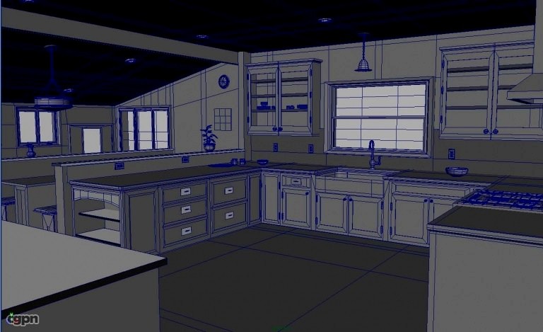 kitchen3d model