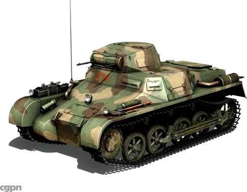 Panzer 1 - PzKpfw 1 Ausf.A - China3d model