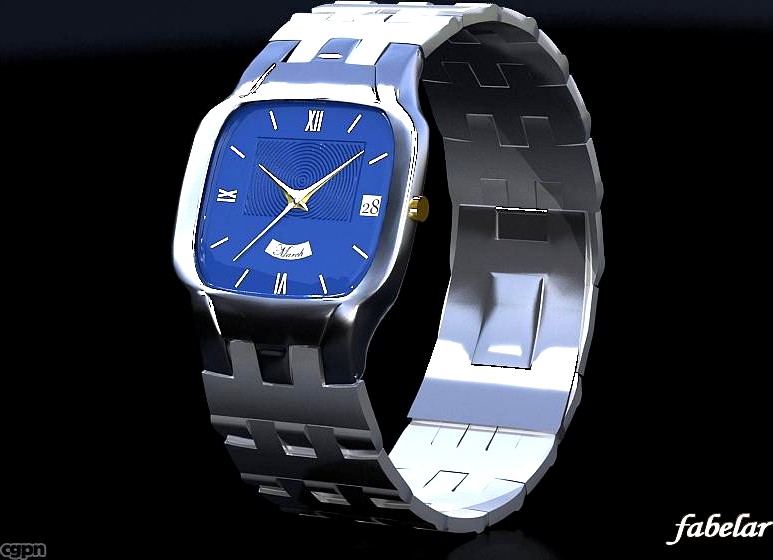 Wristwatch std mat3d model