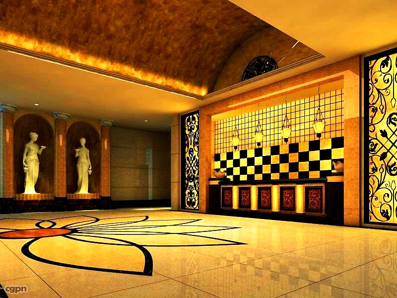 Lobby 1703d model