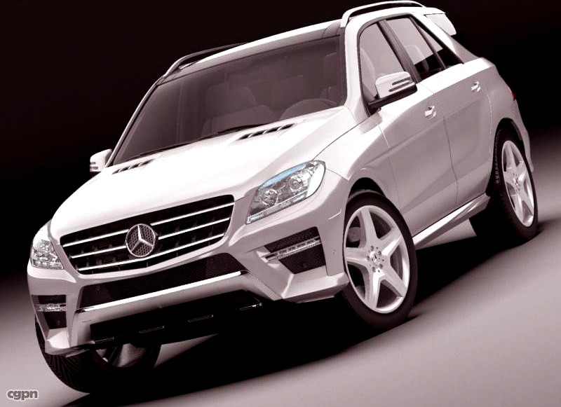 Mercedes M class AMG package3d model