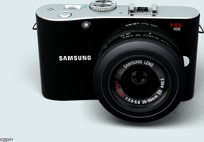 Samsung NX100 Camera3d model