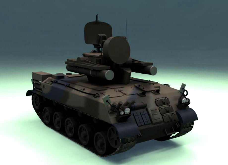 AMX-30 Roland Ground-To-Air Missile System3d model