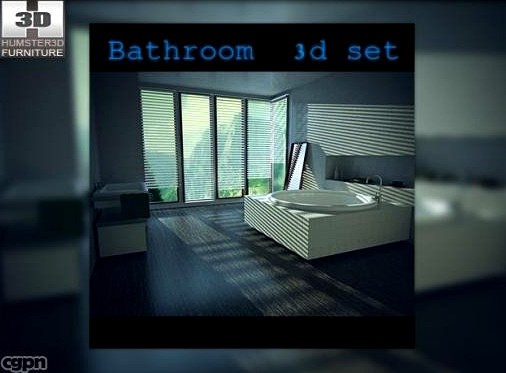 Bathroom set3d model