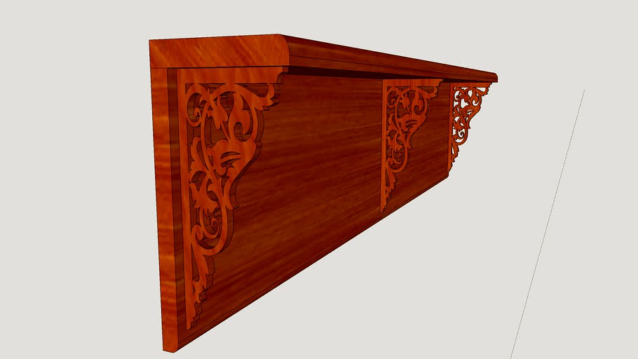 TA-assemblies - Scrollwork Bookshelf