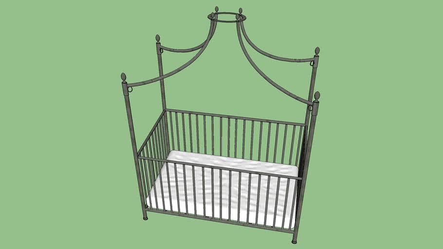 Wrought Iron Crib