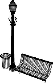 Park Set3d model