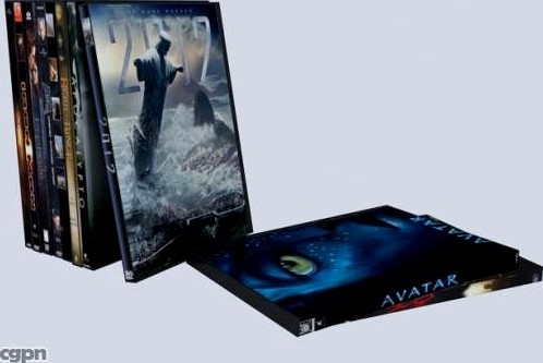 DVD set3d model