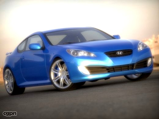 HYUNDAI GENESIS 20103d model