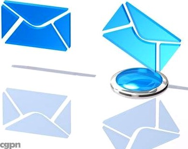 Email logo3d model