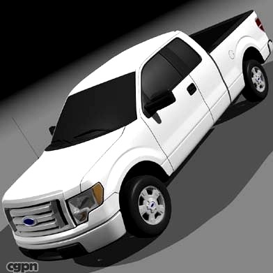 2010 Ford F-150 Supercab Pickup3d model