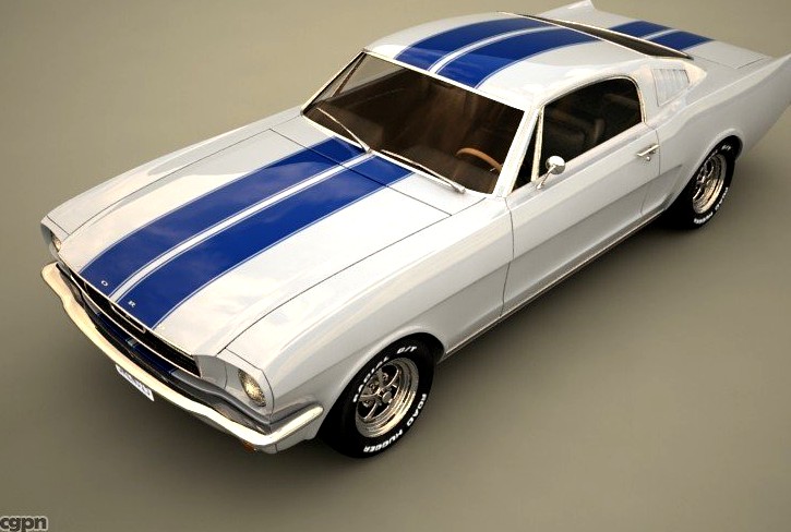 Ford Mustang fastback3d model