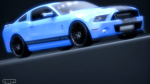 FORD SHELBY COBRA GT500 20133d model