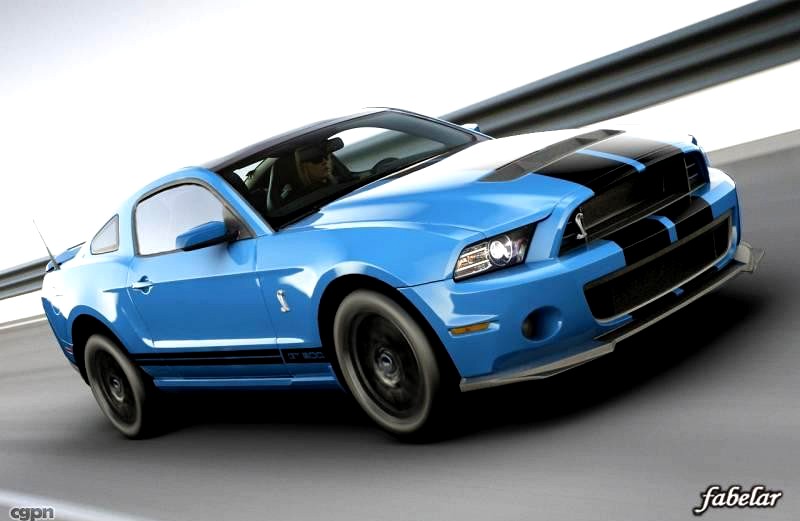 Shelby GT500 20113d model