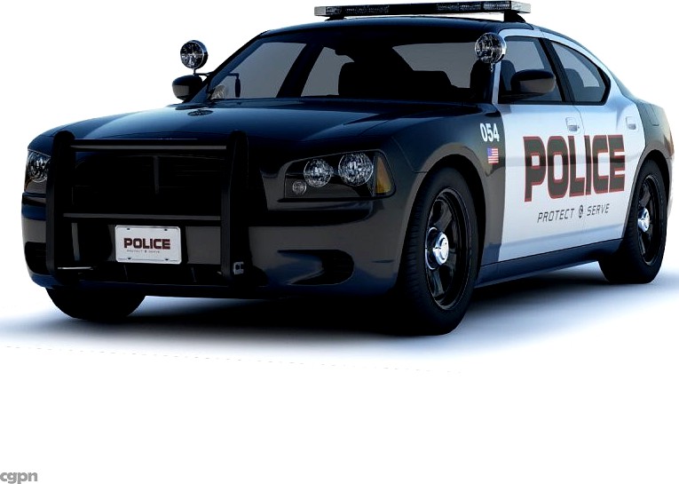 Dodge Charger Police Car3d model