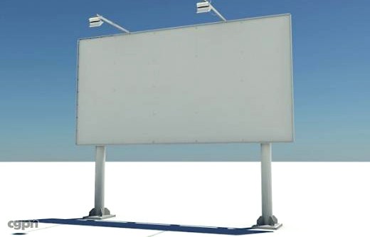 Billboard 013d model