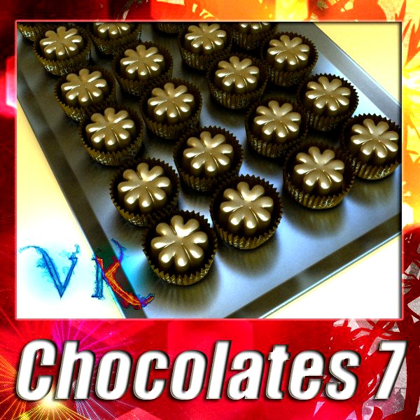 Chocolates 073d model