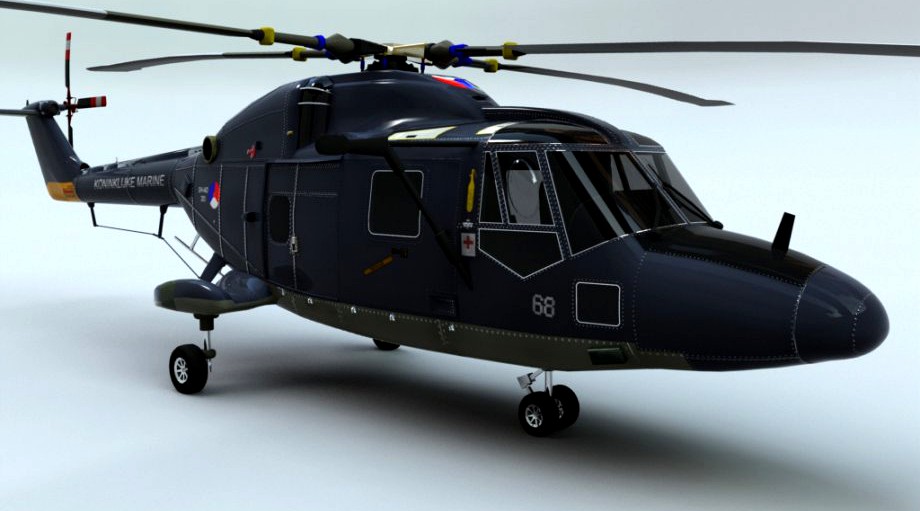 Westland Lynx Helicopter3d model