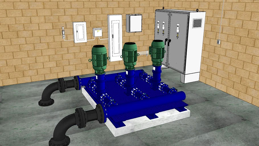 Pump Station, Triplex